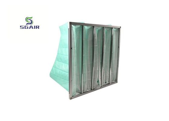 Glasfaser H14 Aluminiumbeutelfilter, Taschenluftfilter 21 mm