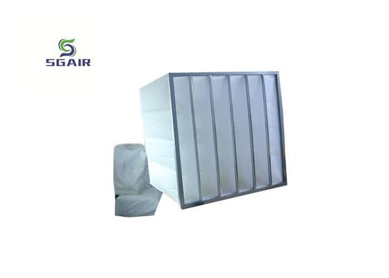 F7 Aluminiumbeutelfilter mit 99,97% H13~H14-Effizienz