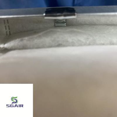 Hepa-Taschenfilter T-förmige Metallschnalle für Aluminiumprofilrahmen