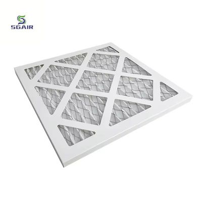MERV 11 13 Kartonrahmen geplätteter AC-Ofen-Luftfilter für HVAC-Systeme