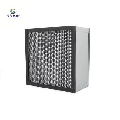 Aluminiumfolie Trennwand Hochtemperatur-Luftfilter mit 1,5-2 mm SS-Rahmen