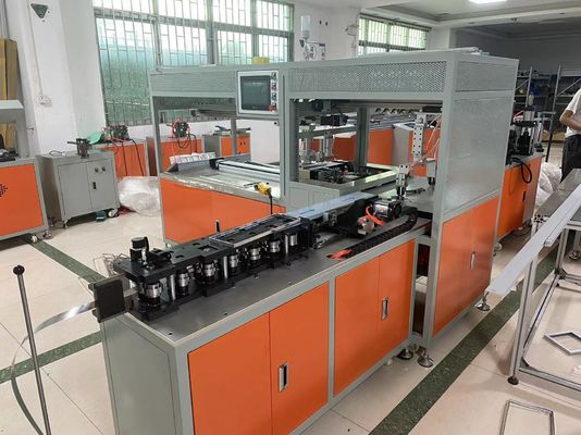 Automatische Luftfilterrahmenherstellungsmaschine mit einstellbaren Filtermedien und Touchscreen