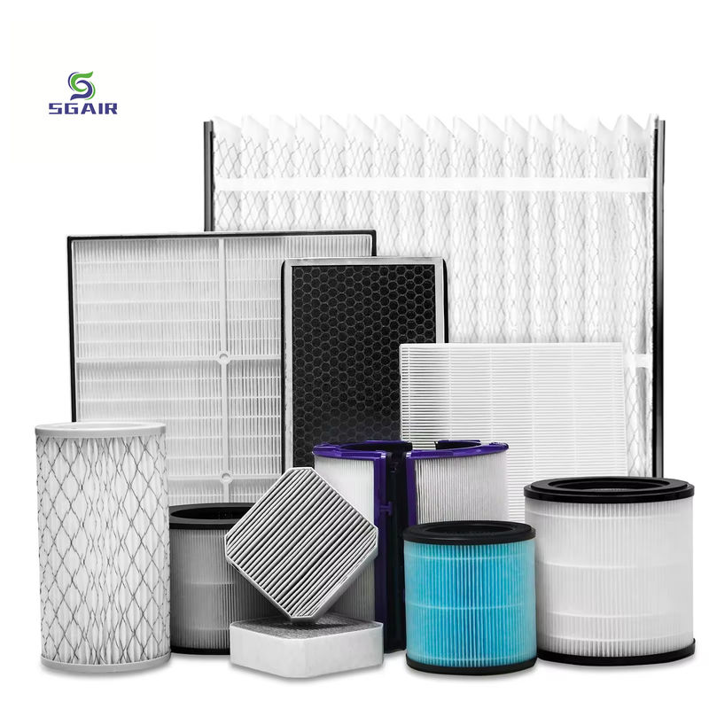 Anti-Korrosions-Klimaanlagen Hepa-Filter Niedriger Widerstand 65%-95%