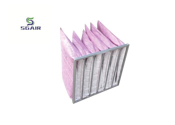 Gute Luftdurchlässigkeit F8 Aluminiumbeutelfilter für Staubfreies Zimmer