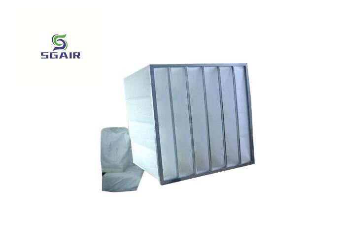 F7 Aluminiumbeutelfilter mit 99,97% H13~H14-Effizienz