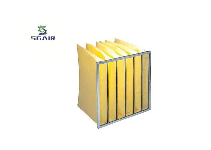 F5 Hepa Bag Air Filter individuell mit fester Struktur H13~H14 Wirksamkeit