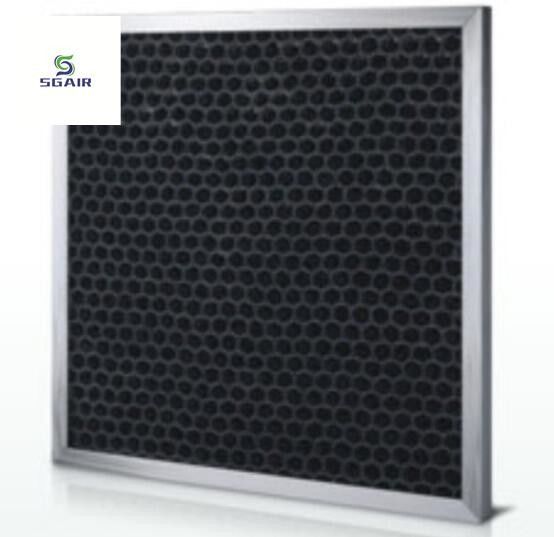 Honeycomb Aktivkohlenstoff-Luftfilter mit besserer Adsorption und aerodynamischer Leistung