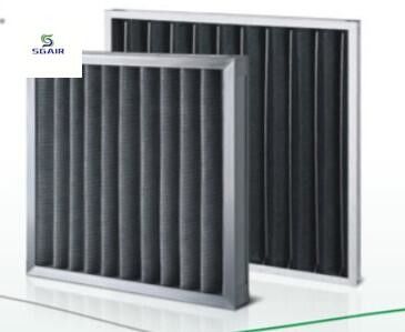 Galvanisiertes Mesh Aluminium Mesh Aktivkohlenstoff Geflecht Luftfilter kann gefaltet werden