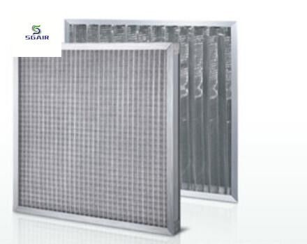 Mehrschichtliches Metallnetz-Vorfilter mit welligem Aluminiumnetz und SS-Netz
