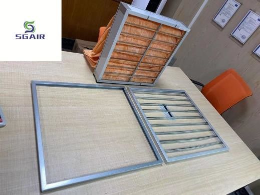 Galvanisierter GI-Hepa-Luftfilter mit hoher Festigkeit