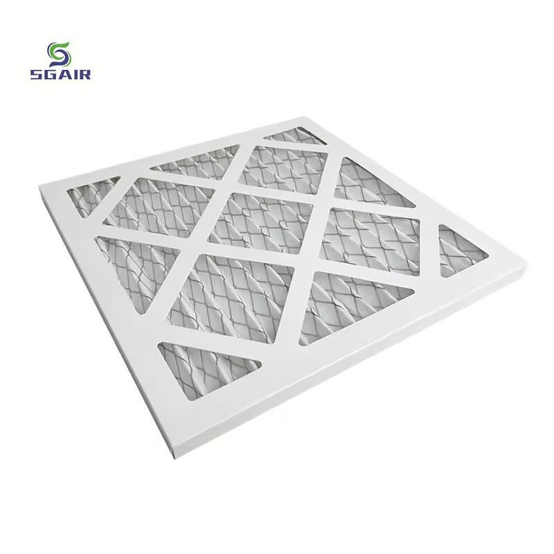 MERV 11 13 Kartonrahmen geplätteter AC-Ofen-Luftfilter für HVAC-Systeme
