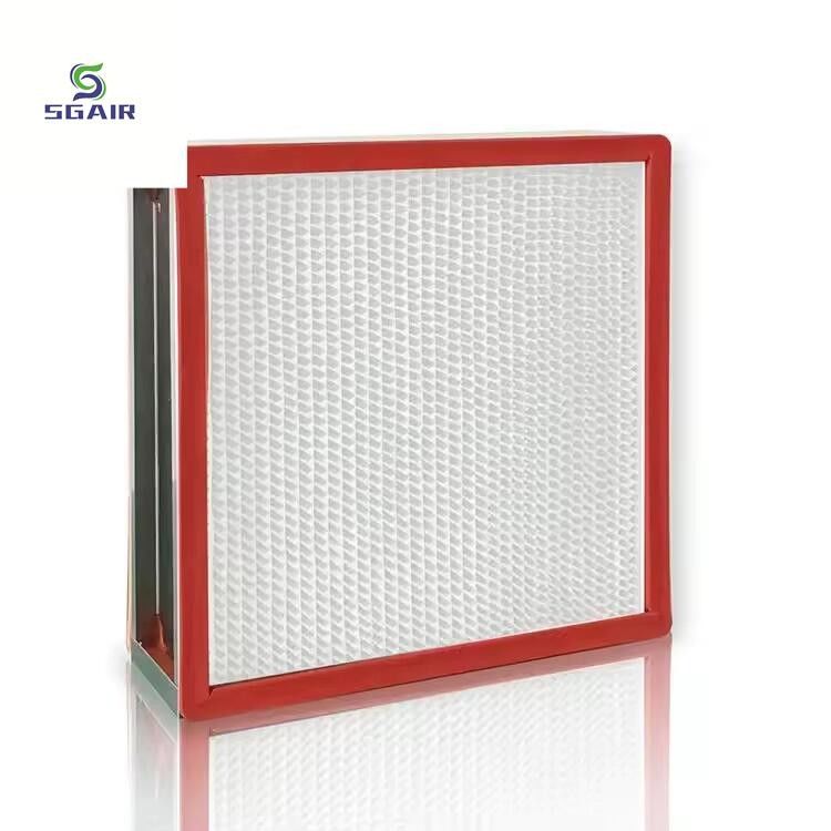 Stahlrahmen Hochtemperaturluftfilter Edelstahl mit hoher Effizienz und Präzisionsfiltration