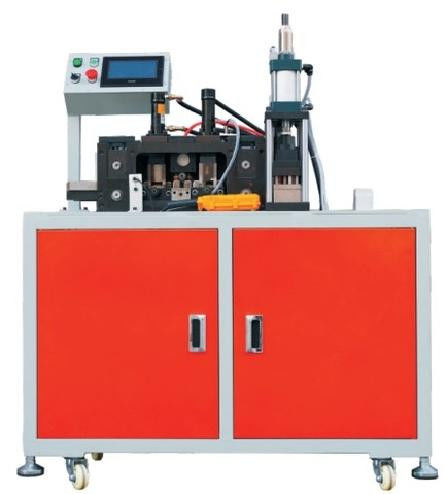 Schnelle Luftdruck 0,6-0,8 MPa Luftfilterrahmenmachmaschine Produktionsgeschwindigkeit 12 Stück/min
